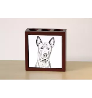 Thai Ridgeback - pen holder with a dog, desk organizer with a print, personalized desk decoration from the Art-Dog brand.