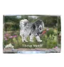 Tibetan Mastiff, Do khyi - crystal with a picture of a dog, photo in glass, modern exhibition of Art-Dog brand photo