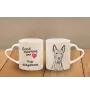 Thai Ridgeback - cup with a dog, adorable cup with a heart-shaped handle, universal gift from the Art-Dog brand