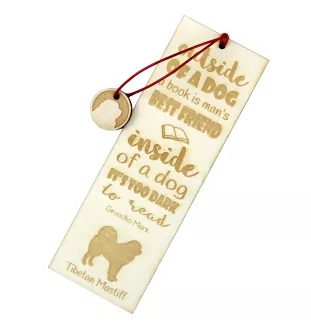 Do khyi, Tibetdogge, Tibetanische Dogge, Tibetmastiff - Lesezeichen mit Hund, personalisiertes Lesezeichen, Geschenk für Bücherwurm von der Marke Art-Dog