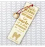 Dogue du Tibet, mastiff du Tibet - marque-page pour livre avec chien, marque-page personnalisé, cadeau pour les amateurs de livres de la marque Art-Dog