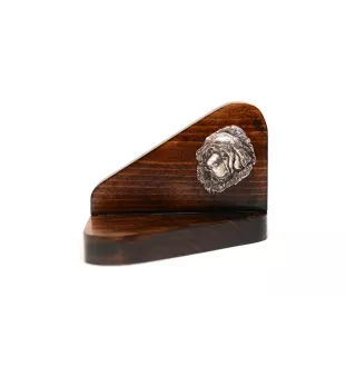 Do khyi, Tibetdogge, Tibetanische Dogge, Tibetmastiff - Holzkerzenhalter mit Hund, Teelichthalter, Gedenkstätte für den Hund der Marke Art-Dog