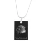 Dachshund Wire-haired, Wiener dog, Badger dog I - Crystal pendant with dog, silver necklace with photo, personalised pendant by Art-Dog brand