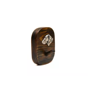 Teckel à poil dur, Chien-saucisse I - porte-clés, porte-clés avec chien pour les médailles, crochet pour les clés de la marque Art-Dog