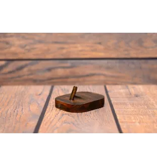 Dachshund Wire-haired, Wiener dog, Badger dog II - leash hanger, medal hanger with dog, key hook from Art-Dog brand