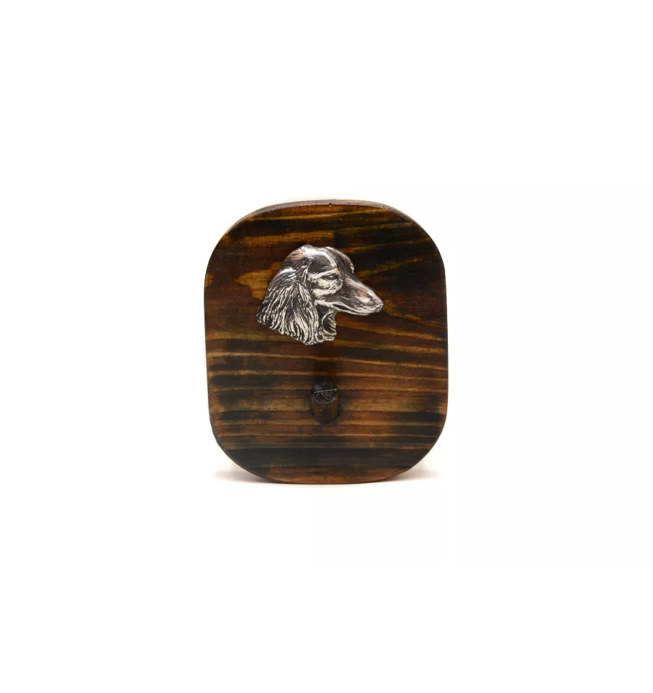 Dachshund Wire-haired, Wiener dog, Badger dog - leash hanger, medal hanger with dog, key hook from Art-Dog brand