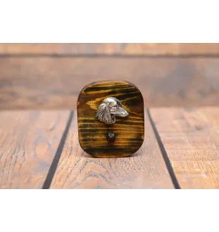 Dachshund Wire-haired, Wiener dog, Badger dog - leash hanger, medal hanger with dog, key hook from Art-Dog brand