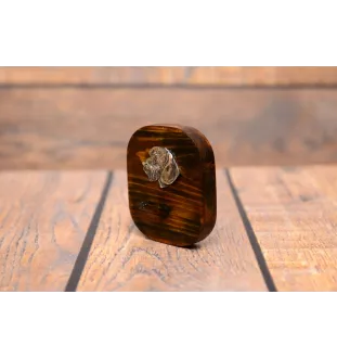 Dachshund Wire-haired, Wiener dog, Badger dog III - leash hanger, medal hanger with dog, key hook from Art-Dog brand