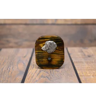 Dachshund Wire-haired, Wiener dog, Badger dog IV - leash hanger, medal hanger with dog, key hook from Art-Dog brand