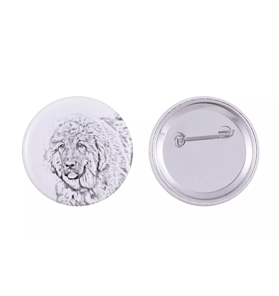 Do khyi, Tibetdogge, Tibetanische Dogge, Tibetmastiff - Anstecknadel mit Ihrem Hund, fügen Sie Ihr eigenes Foto hinzu, Marke Art-Dog