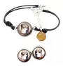 Tibetan Mastiff, Do khyi - a set of jewelry with your photo, a woman's ornament, handmade item, a product made with passion for creating the Art-Dog brand.