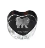 Dogue du Tibet, mastiff du Tibet - une photo de chien dans un cristal, un cœur en cristal, un cadre photo exceptionnel de la marque Art-Dog