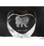 Tibetan Mastiff, Do khyi - a photo of a dog in crystal, crystal heart, unique photo frame from the Art-Dog brand