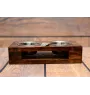 Tibetan Mastiff, Do khyi - wooden stand with bowls for a dog, steel dog bowls, a gift for adopting a dog from the Art-Dog brand
