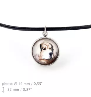 Tibetan Mastiff, Do khyi - a set of jewelry with your photo, handmade set, bracelet and necklace by Art.-Dog brand