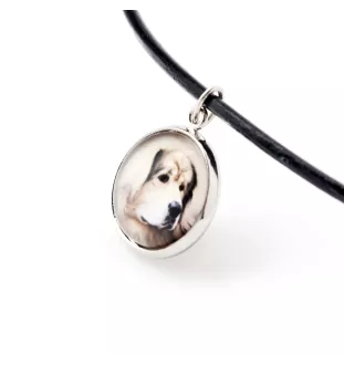 Dogue du Tibet, mastiff du Tibet - ensemble de bijoux avec votre photo, ensemble fait à la main, bracelet et collier de la marque Art.-Dog
