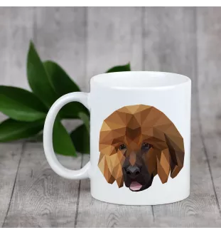 Mastif tybetański kubek geometryczny Art-Dog