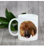 Dogue du Tibet, mastiff du Tibet - tasse avec une photo et un motif de chien géométrique Art-Dog