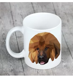 Tibetan Mastiff, Do khyi - cup with a geometric dog image and the inscription Art-Dog