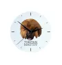 Dogue du Tibet, mastiff du Tibet - horloge murale géométrique avec photo et logo de la marque Art-Dog
