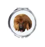 Do khyi, Tibetdogge, Tibetanische Dogge, Tibetmastiff - Spiegel mit Foto und geometrischem Aufdruck der Marke Art-Dog
