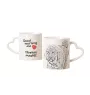 Do khyi, Tibetdogge, Tibetanische Dogge, Tibetmastiff - Tasse mit Hund, entzückende Tasse mit herzförmigem Henkel, universelles Geschenk der Marke Art-Dog