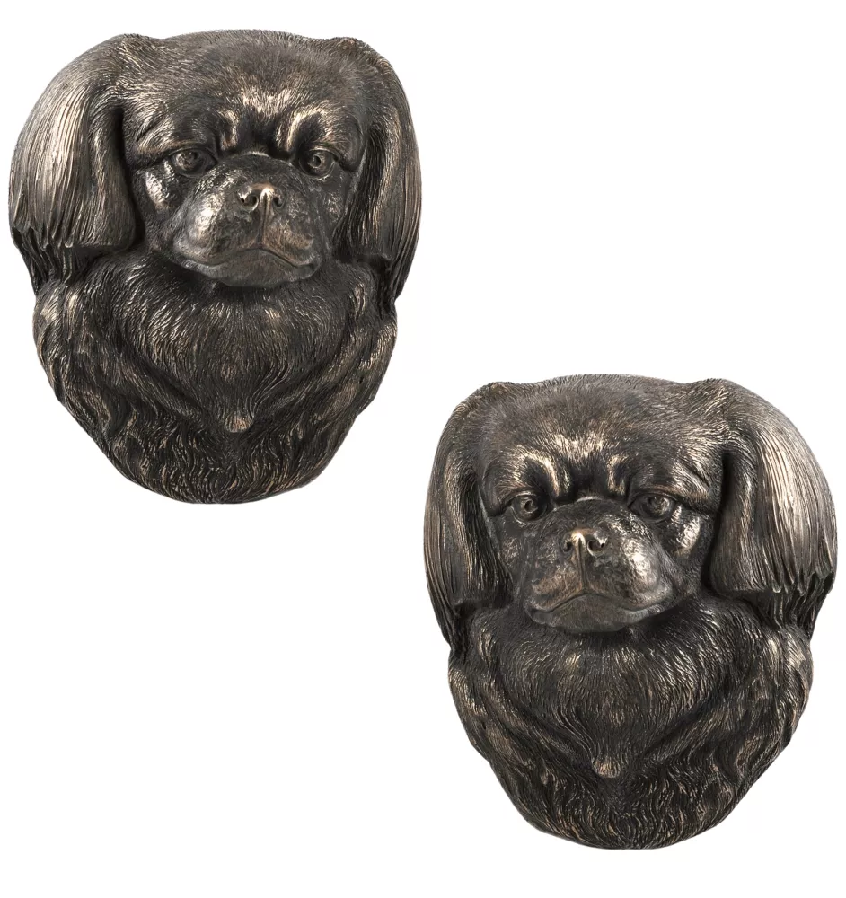 Tibetan spaniel - Dog statue, hanging bust, unique decoration for dog lover by Art-Dog brand
