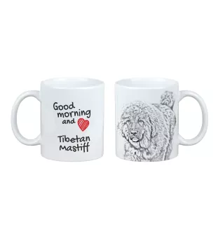 Dogue du Tibet, mastiff du Tibet - tasse avec chien, tasse avec photo, cadeau personnalisé de la marque Art-Dog