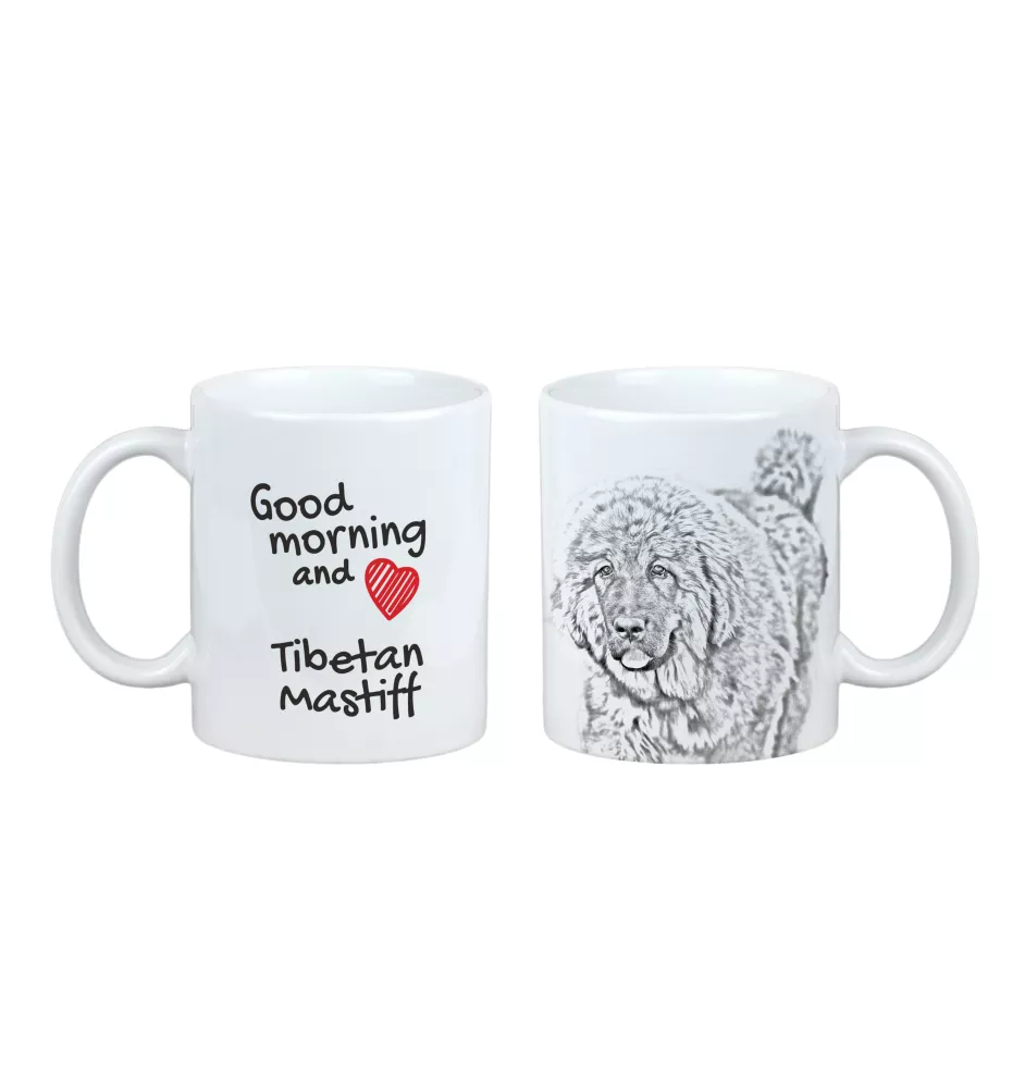 Dogue du Tibet, mastiff du Tibet - tasse avec chien, tasse avec photo, cadeau personnalisé de la marque Art-Dog
