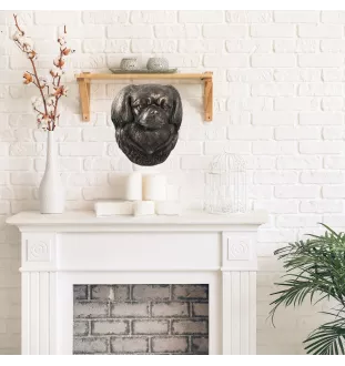 Tibet-Spaniel, Tibetan Spaniel - Hundestatue, hängende Büste, einzigartige Dekoration für Hundeliebhaber der Marke Art-Dog