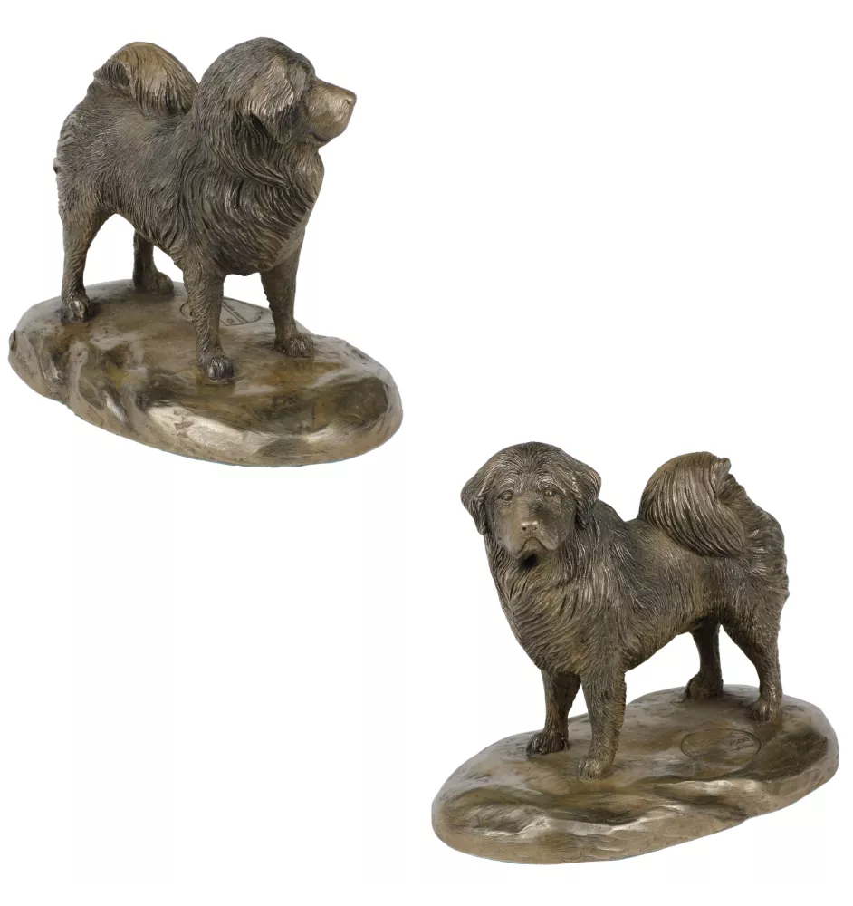 Terrier tibétain, Terrier du Tibet, Dhoki Apso - statue de chien, figurine pour bureau, trophée pour exposition canine par la marque Art-Dog