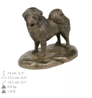 Terrier tibétain, Terrier du Tibet, Dhoki Apso - statue de chien, figurine pour bureau, trophée pour exposition canine par la marque Art-Dog