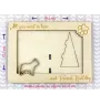 Tibetan spaniel - Photo frame, engraved wooden frame, a lovely gadget for the dog lover by Art-Dog