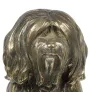 Tibet-Terrier, Tibetan Terrier, Tsang Apso - Hundestatue, Büste auf Steinsockel, Skulptur, Trophäe für Hundeausstellung der Marke Art-Dog