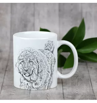 Dogue du Tibet, mastiff du Tibet - tasse avec chien, une tasse adorable avec une illustration, un cadeau avec votre photo de la marque Art-Dog