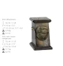 Épagneul tibétain, Épagneul du Tibet - urne pour les cendres d'un chien, une urne élégante avec une statuette, une urne commémorative avec un buste de chien de la marque Art-Dog