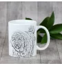 Tibetan Mastiff, Do khyi - cup with a dog, cheerful cup for a dog lover, personalized gift from the Art-Dog brand
