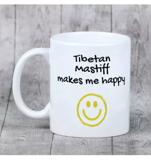 Tibetan Mastiff, Do khyi - cup with a dog, cheerful cup for a dog lover, personalized gift from the Art-Dog brand