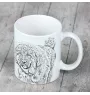 Tibetan Mastiff, Do khyi - cup with a dog, cheerful cup for a dog lover, personalized gift from the Art-Dog brand