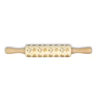 Épagneul tibétain, Épagneul du Tibet - petit rouleau à motifs de chien, rouleau à pâtisserie pour enfant, décoration en argile céramique de la marque Art-Dog