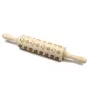 Tibetan Terrier, Tsang Apso, Dokhi Apso - patterned rolling pin with a dog, rolling pin for dough and ceramics, a gift for a pastry chef from the Art-Dog brand
