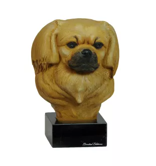 Tibetan spaniel - painted figurine, statue, figure, made by the artist, brand Art-Dog