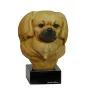 Épagneul tibétain, Épagneul du Tibet - figurine peinte, statue, sculpture, réalisée par l'artiste, marque Art-Dog
