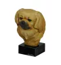 Épagneul tibétain, Épagneul du Tibet - figurine peinte, statue, sculpture, réalisée par l'artiste, marque Art-Dog