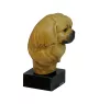 Tibet-Spaniel, Tibetan Spaniel - bemalte Figur, Statue, Skulptur, vom Künstler hergestellt, Marke Art-Dog