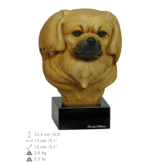 Tibetan spaniel - painted figurine, statue, figure, made by the artist, brand Art-Dog