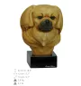 Tibet-Spaniel, Tibetan Spaniel - bemalte Figur, Statue, Skulptur, vom Künstler hergestellt, Marke Art-Dog