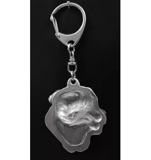 Tosa Inu - Porte-clés argenté avec chien, décoration de sac à main, pendentif de sac à dos par la marque Art-Dog