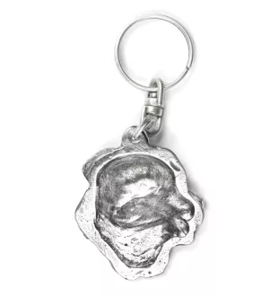 Tosa Inu, Tosa-Hund - Versilberte Hund Anhänger, Handtasche Dekoration, Rucksack-Anhänger von Art-Dog Marke