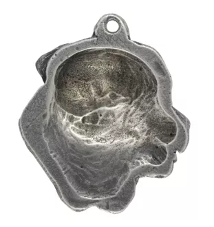 Tosa Inu, Tosa-Hund - Versilberte Hund Anhänger, Handtasche Dekoration, Rucksack-Anhänger von Art-Dog Marke